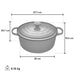 Le Creuset 6.7L Round Dutch Oven w/ Stainless Steel Knob