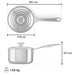 Le Creuset Stainless Steel Saucepan - 1.9L