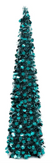 Easy Pop Up 5ft Holiday Tinsel Tree