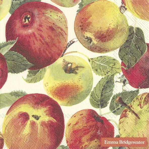 Emma Bridgewater Apples Cream Luncheon Napkin