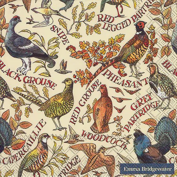 Game Birds Cocktail Napkin