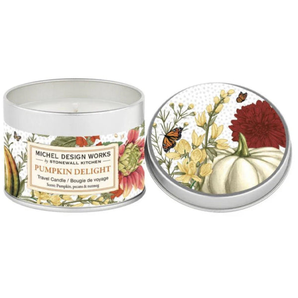 Michel Design Works Pumpkin Delight Travel Tin Candle