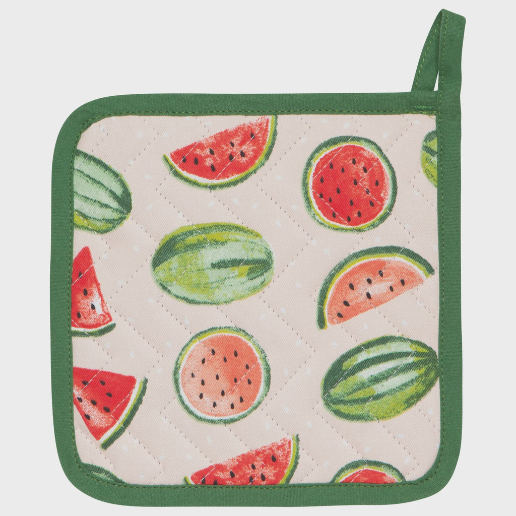 Watermelon Quilted Pot Holder
