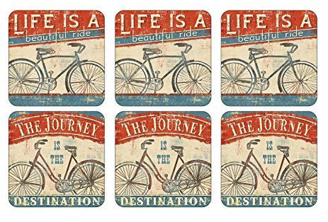 Pimpernel - Beautiful Ride 4x4" Coaster s/6 - Britannia Kitchen & Home Calgary