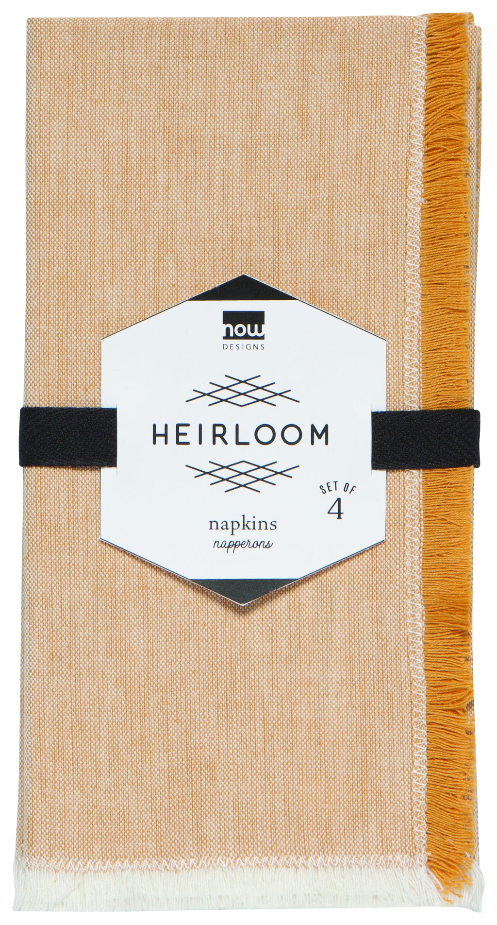 Danica Heirloom Chambray Napkins Set/4 - Ochre