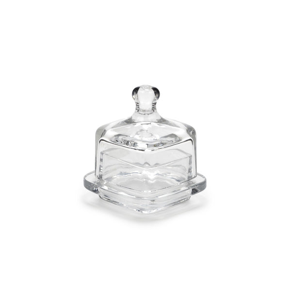 Small Square Glass Butter Dish - Britannia Kitchen & Home Calgary