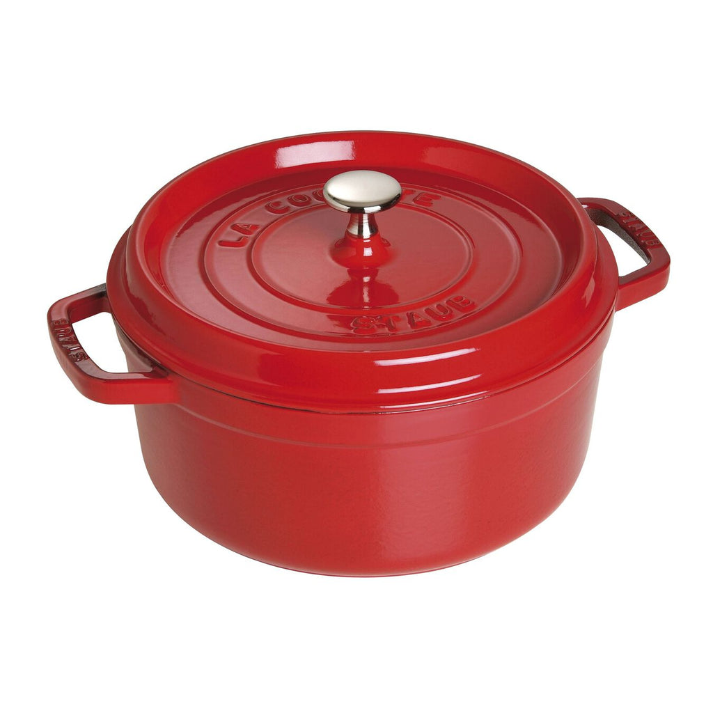 6.7L Staub Round Cast Iron Cocotte