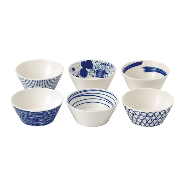 Pacific Tapas Bowls 4.3" Mixed Patterns S/6 - Britannia Kitchen & Home Calgary