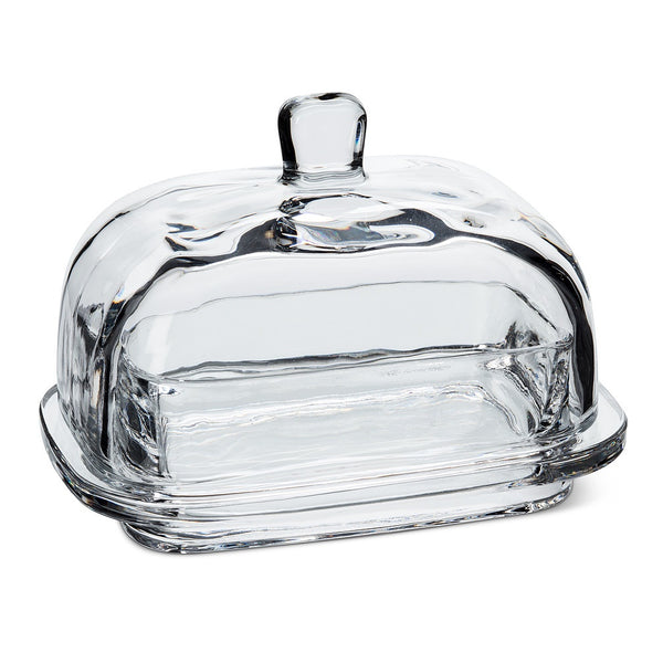 Large Rectangular Glass Covered Butter Dish - Britannia Kitchen & Home Calgary