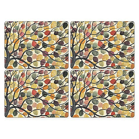 Pimpernel - Dancing Branches 16x12" s/4 Mats - Britannia Kitchen & Home Calgary