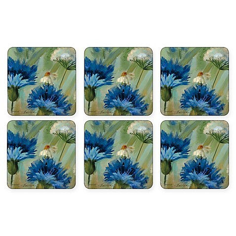 Pimpernel - Fleur des Champs 4x4" s/6 Coasters - Britannia Kitchen & Home Calgary