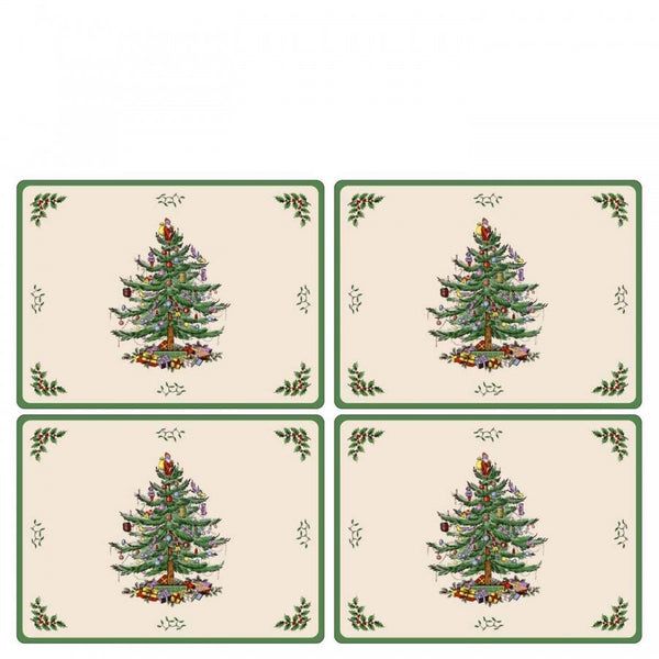 Rectangular Mats 16" x 12" - Pimpernel Spode Christmas Tree