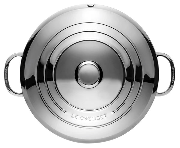 Le Creuset Stainless Steel Shallow Casserole/Braiser - 4.8L
