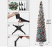 Easy Pop Up 5ft Holiday Tinsel Tree