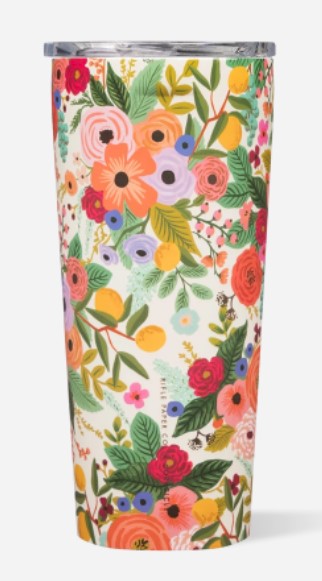Corkcicle X Rifle Paper Co.  Garden Party Cream