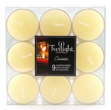 Clear Cup Colored Tea Lights - 9 pcs - Britannia Kitchen & Home Calgary