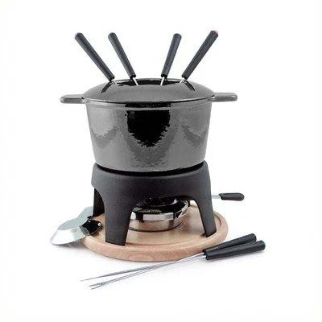 Sierra 11pc Cast Iron Fondue Set
