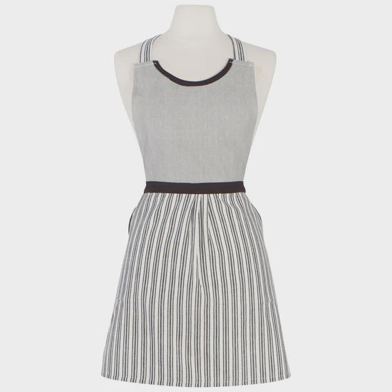Petite Ticking Stripe Apron