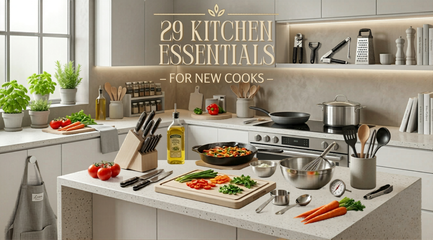 29 Kitchen Essentials for New Cooks