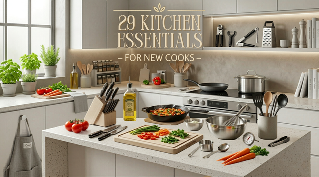 29 Kitchen Essentials for New Cooks