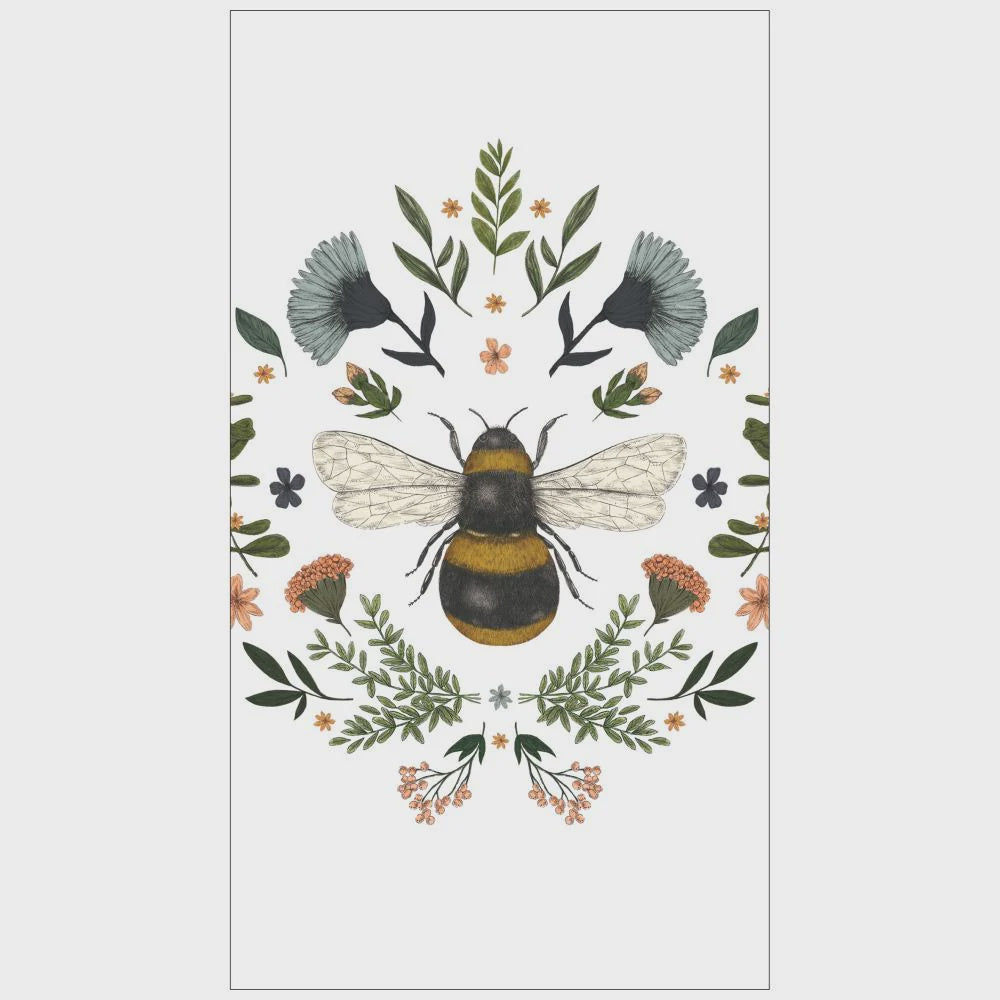 Guest/Hostess Paper Napkins - Soft 3-Ply, Pack of 15 - Secret Bee