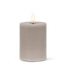 Grey LED Pillar Candle