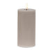 Grey LED Pillar Candle