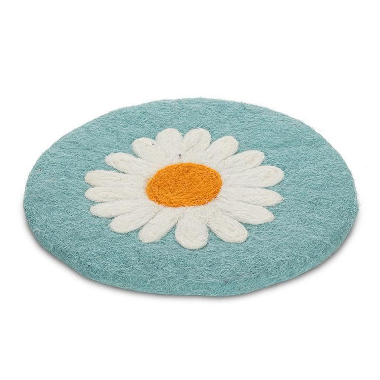 Daisy Trivet - 100% Sheep Wool