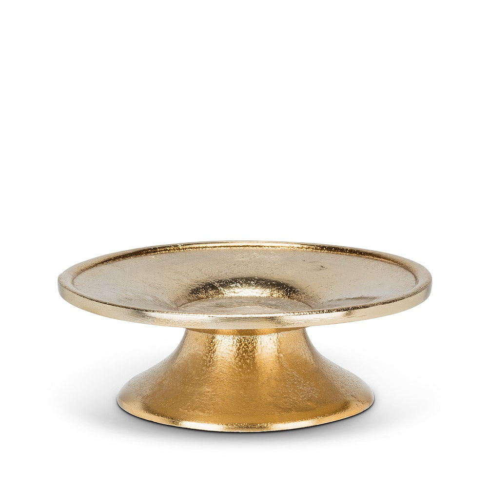 Low Pillar Plate - Gold