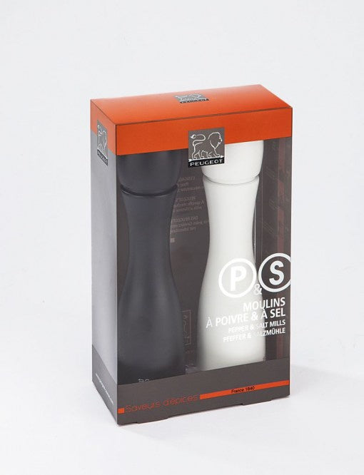 Peugeot Tahiti Black/White Pepper & Salt Set