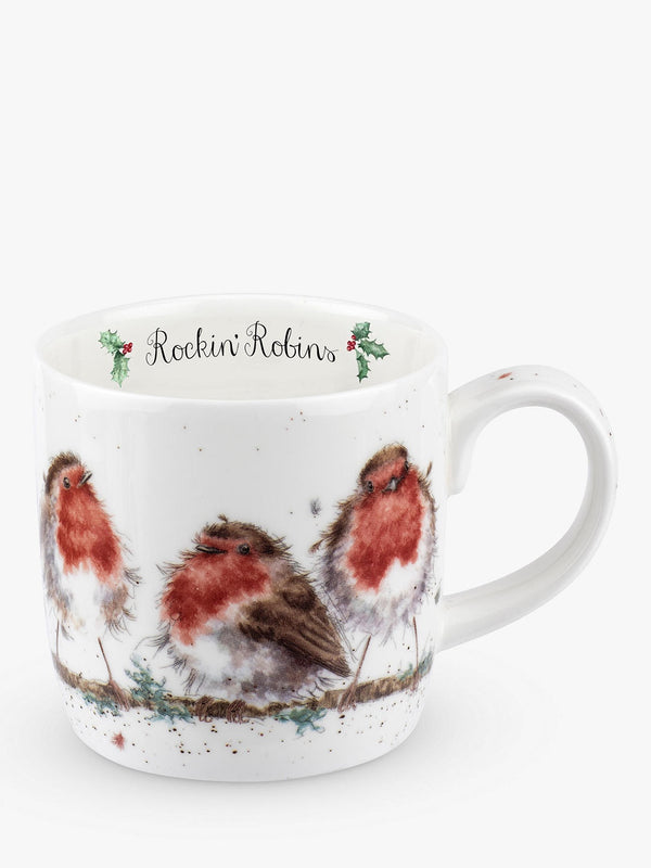 11oz Mug "Rocking Robins" - Wrendale