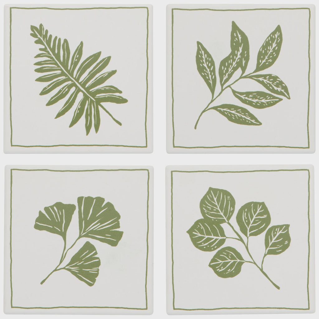 Fern & Frond Soak-Up Coster Set of 4