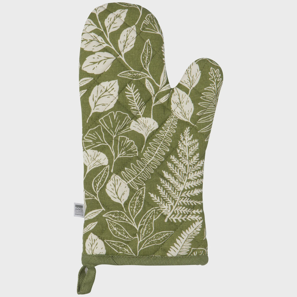 Chef Oven Mitt - Spruce Fern & Frond