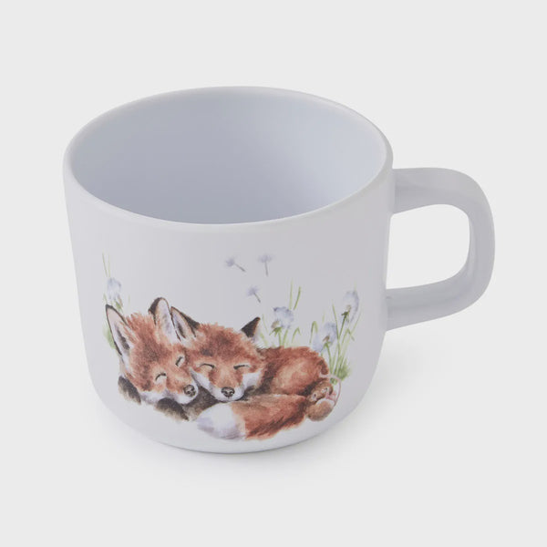 Little Wren Handled Cup - Foxes