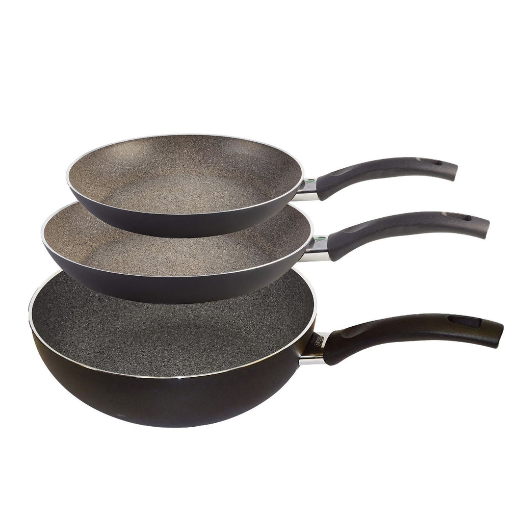 Ballarini Bologna 3 Piece Fry Pans & Wok Set - Promo