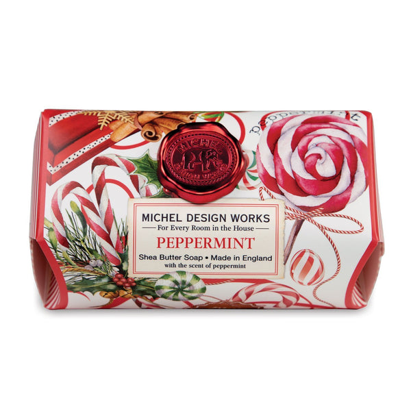 Michel Design Works Large Bath Soap Bar - Peppermint