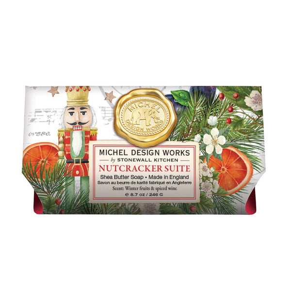 Michel Design Works Large Bath Soap Bar - Nutcracker Suite