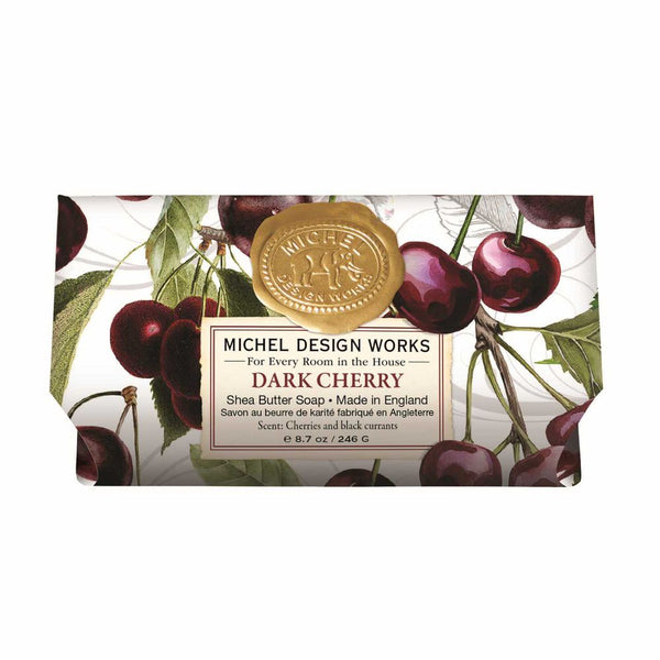 Michel Design Works Large Bath Soap Bar - Dark Cherry