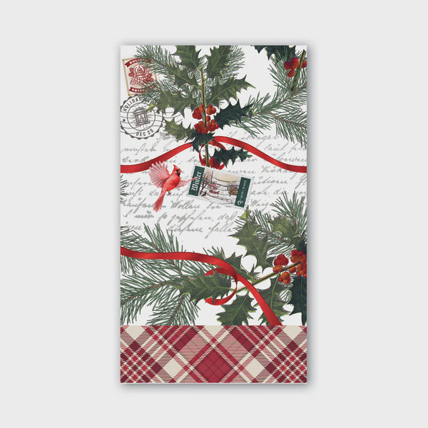 Michel Design Works Winter Woodland Guest / Hostess Napkin