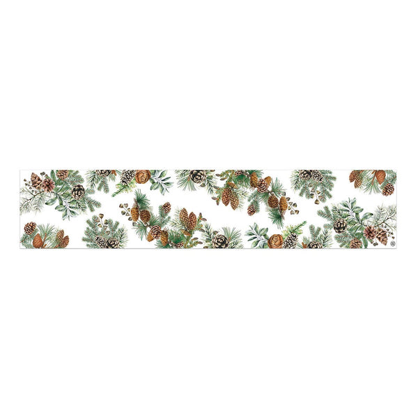 White Spruce Cotton Table Runner