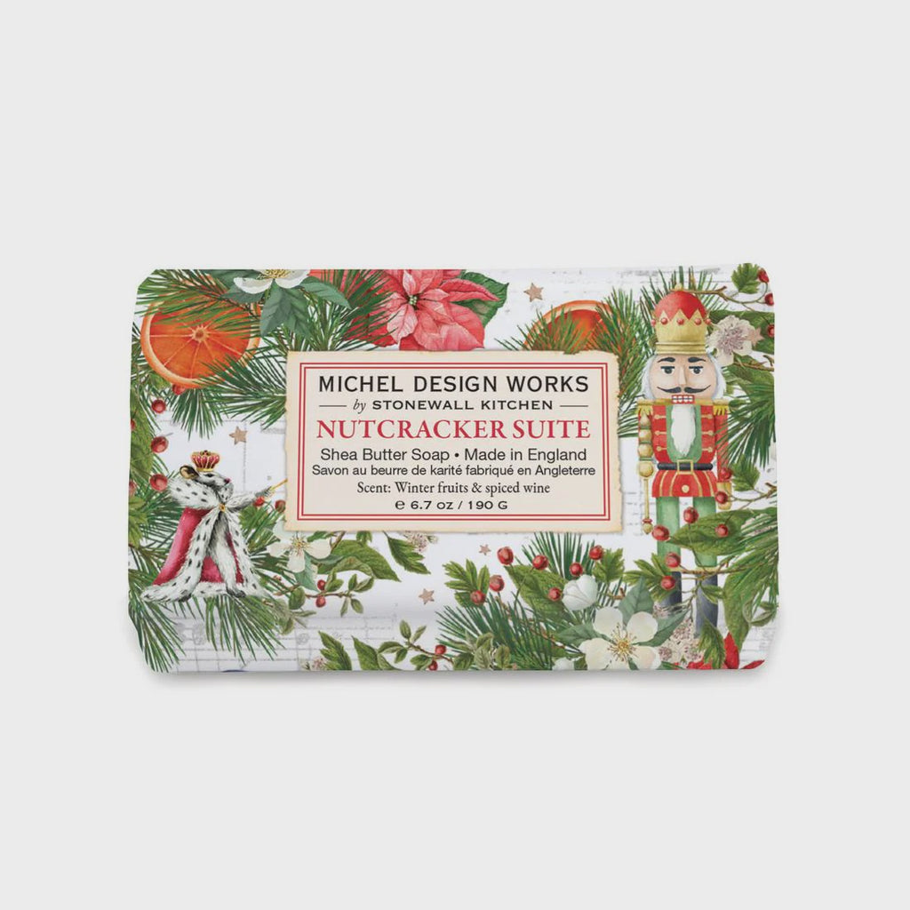 Michel Design Works Medium Bath Soap Bar - Nutcracker Suite