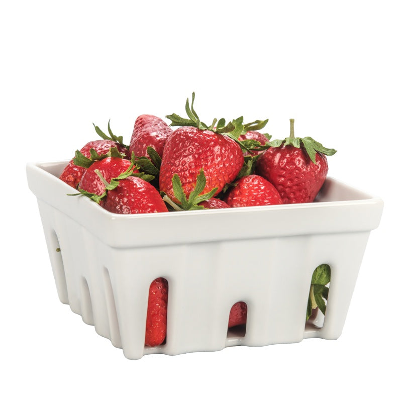 Porcelain Berry Basket - Britannia Kitchen & Home