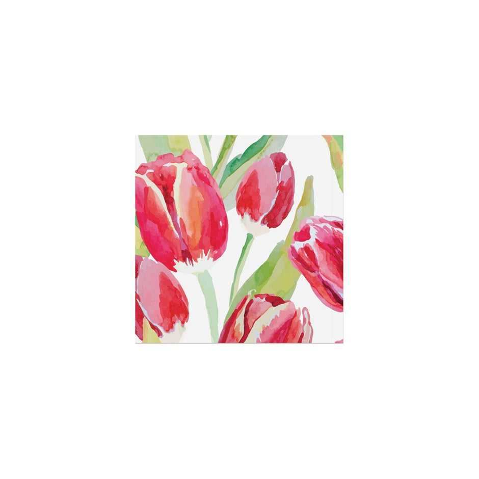 Tulip Printed Cocktail Napkins