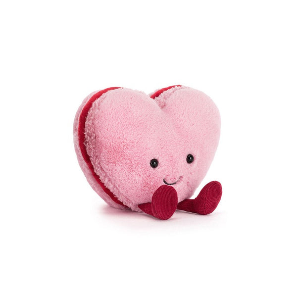 Jellycat Amuseable Collette Heart Macaron (Pink)