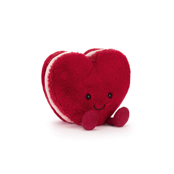 Jellycat Amuseable Arlette Heart Macaron (Red)