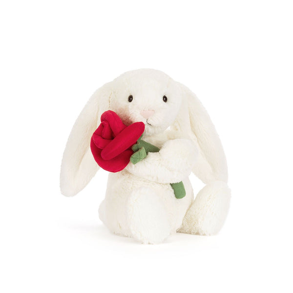 Jellycat Bashful Cream Bunny 'Rose'