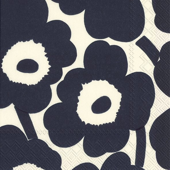Marimekko Dark Blue Nature - Cocktail Napkin