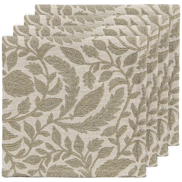 Danica Heirloom Double Weave Napkins S/4 - Topiary Herbal
