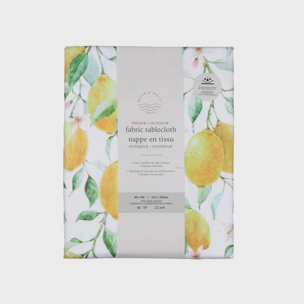 Fresh Lemon Tablecloth 60" x 120"