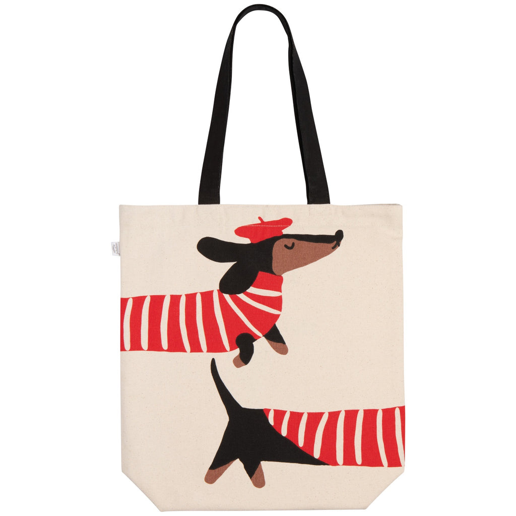 Everyday Tote Bag - Dashing Dachshunds
